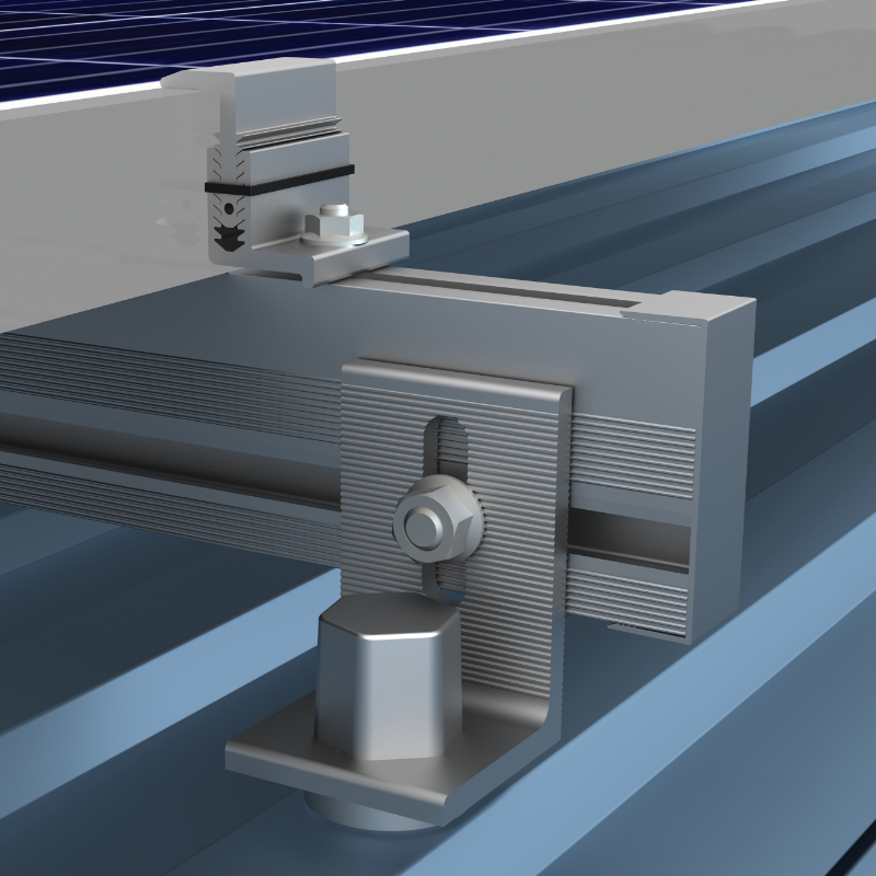 metal roof solar mounting system
