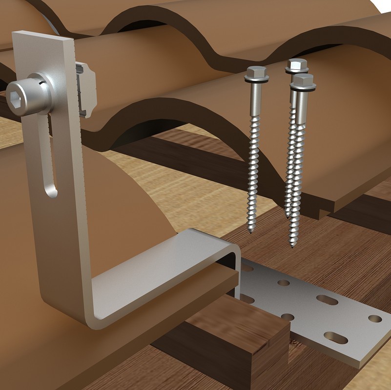 Easy Tile Hook Solar Mount Kits