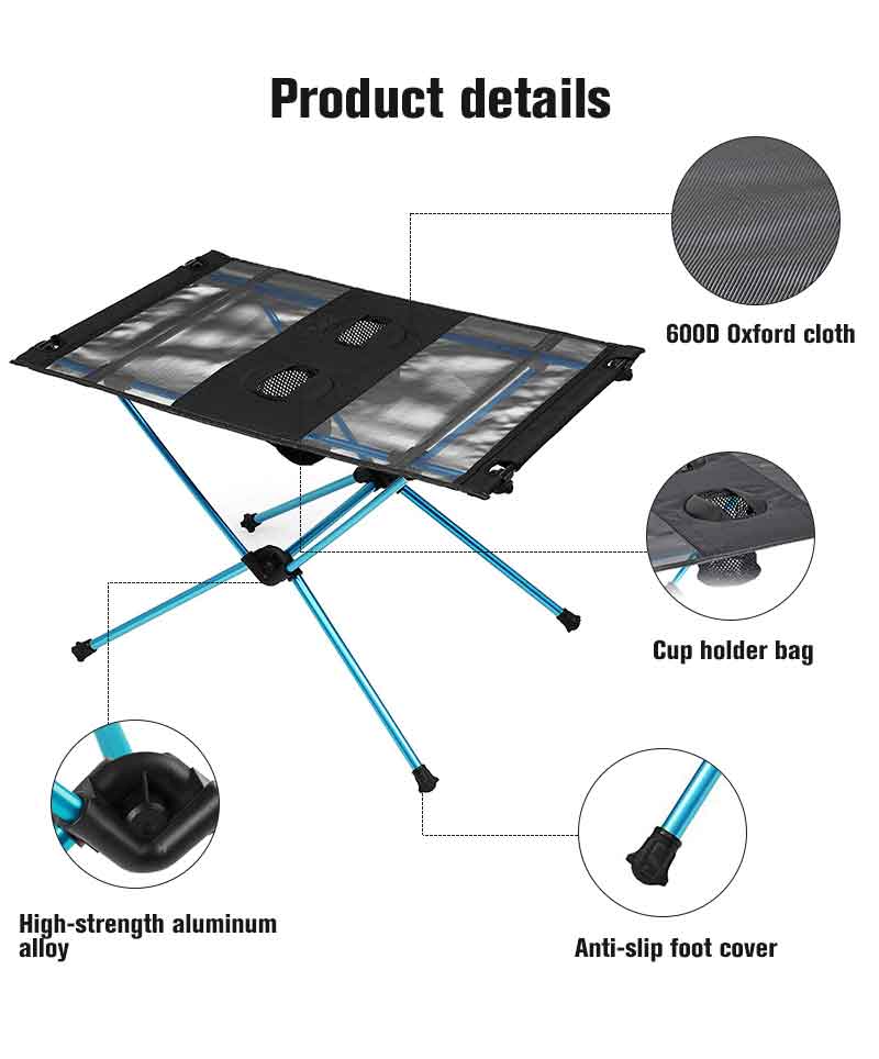 aluminium foldable table