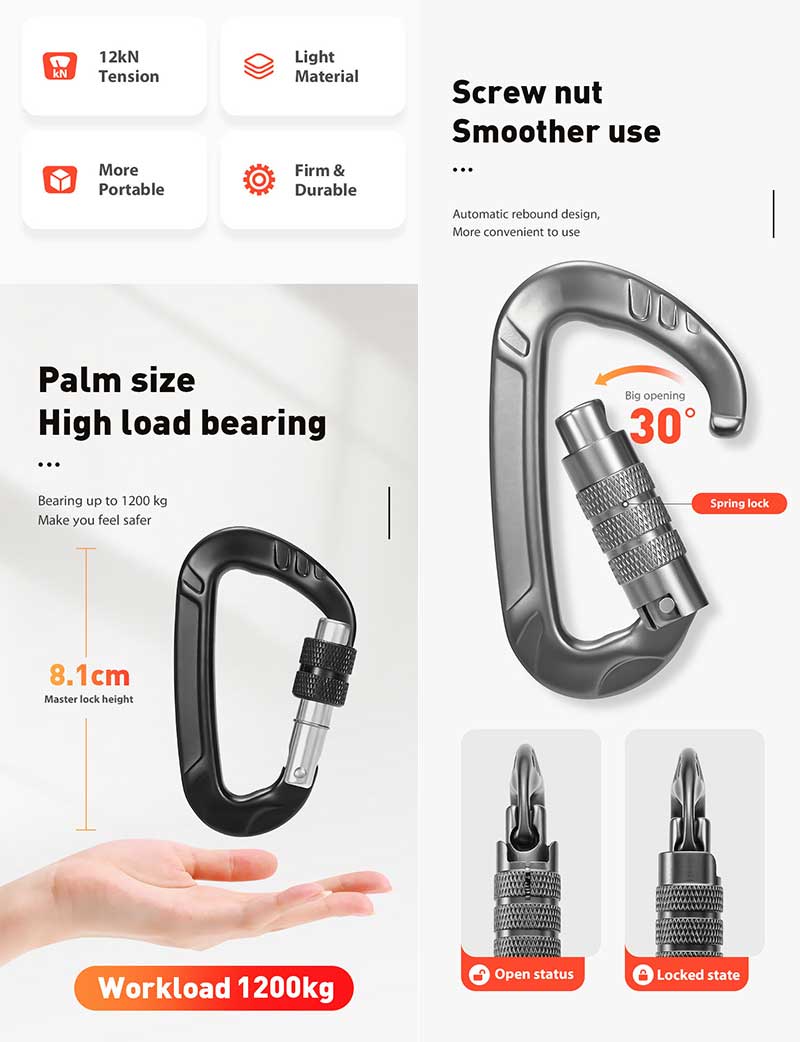 Keychain Carabiner Keychain Carabiner