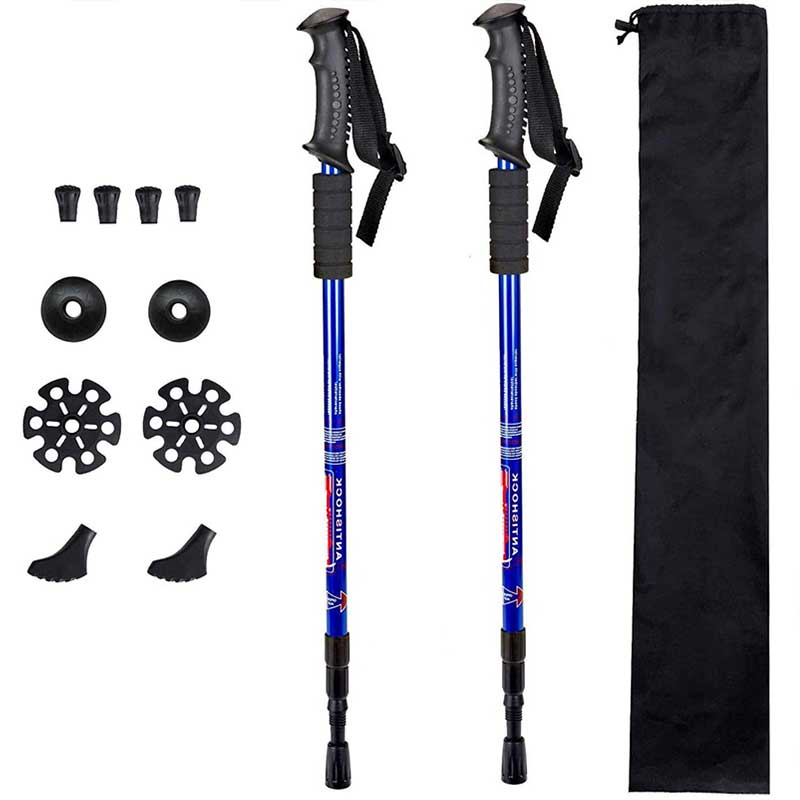 Folding trekking poles