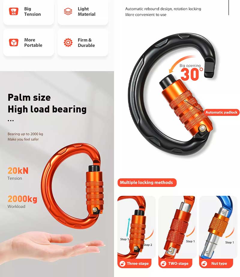 carabiner for climbing