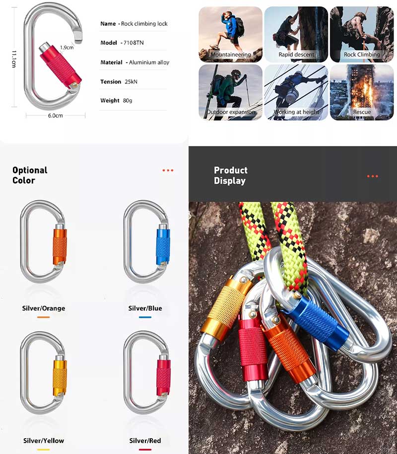 carabiner aluminum