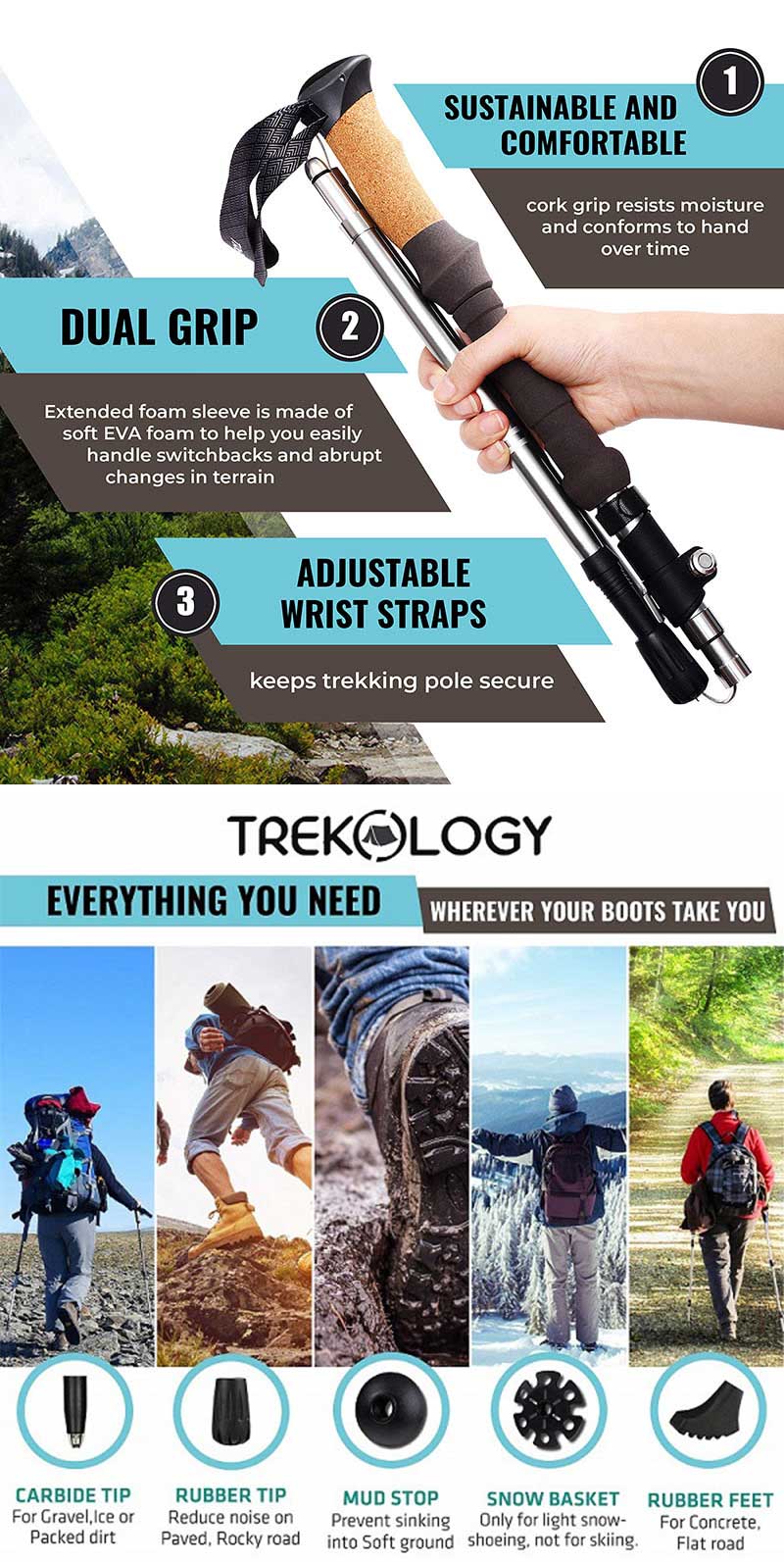 Trekking poles