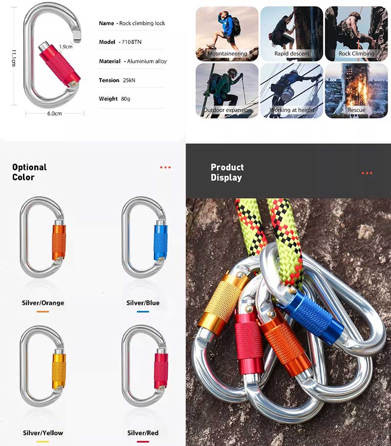 25kn carabiner 25kn carabiner