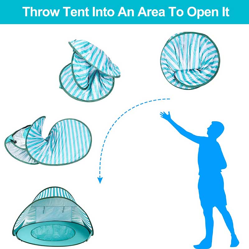 beach pop up tent