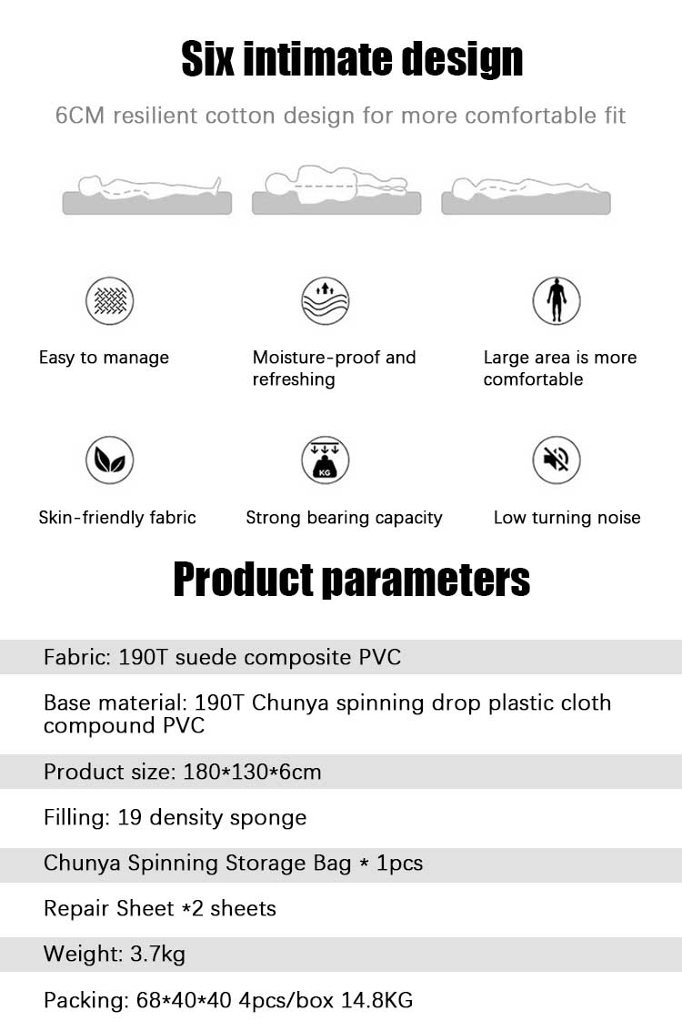 car sleeping mat OEM 