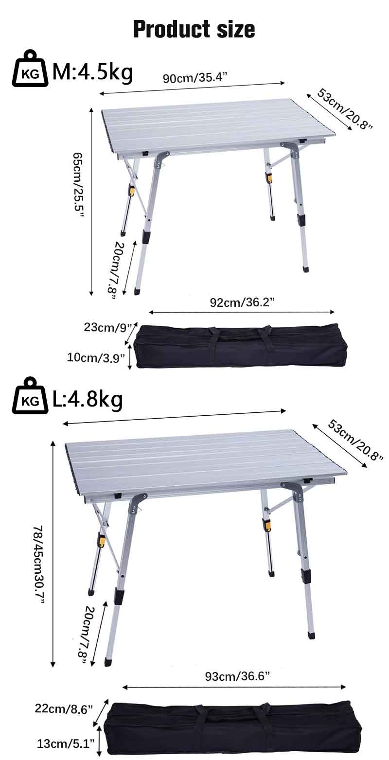 camping outdoor table