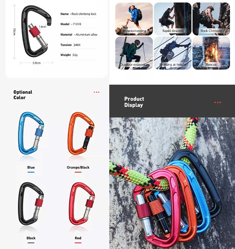 safety Carabiner safety Carabiner