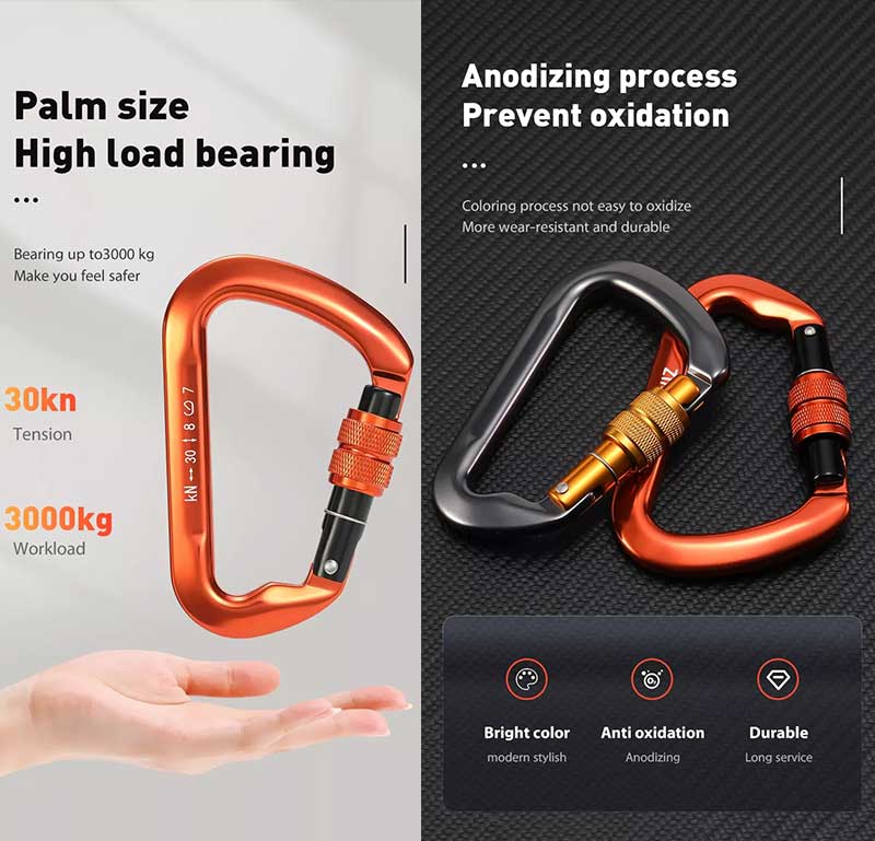30KN Safety Carabiner 30KN Safety Carabiner