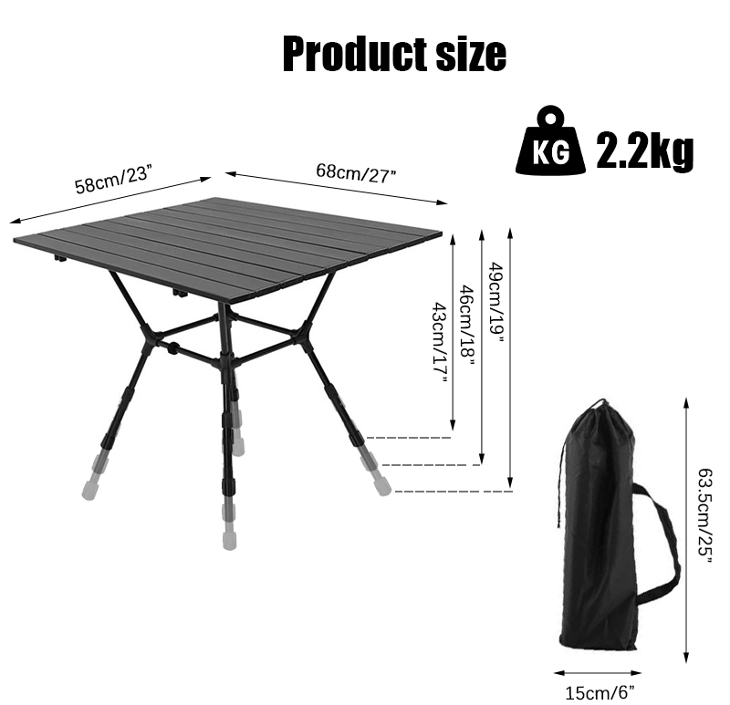 folding picnic table