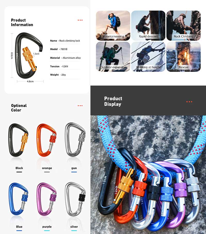 Locking Carabiners Locking Carabiners