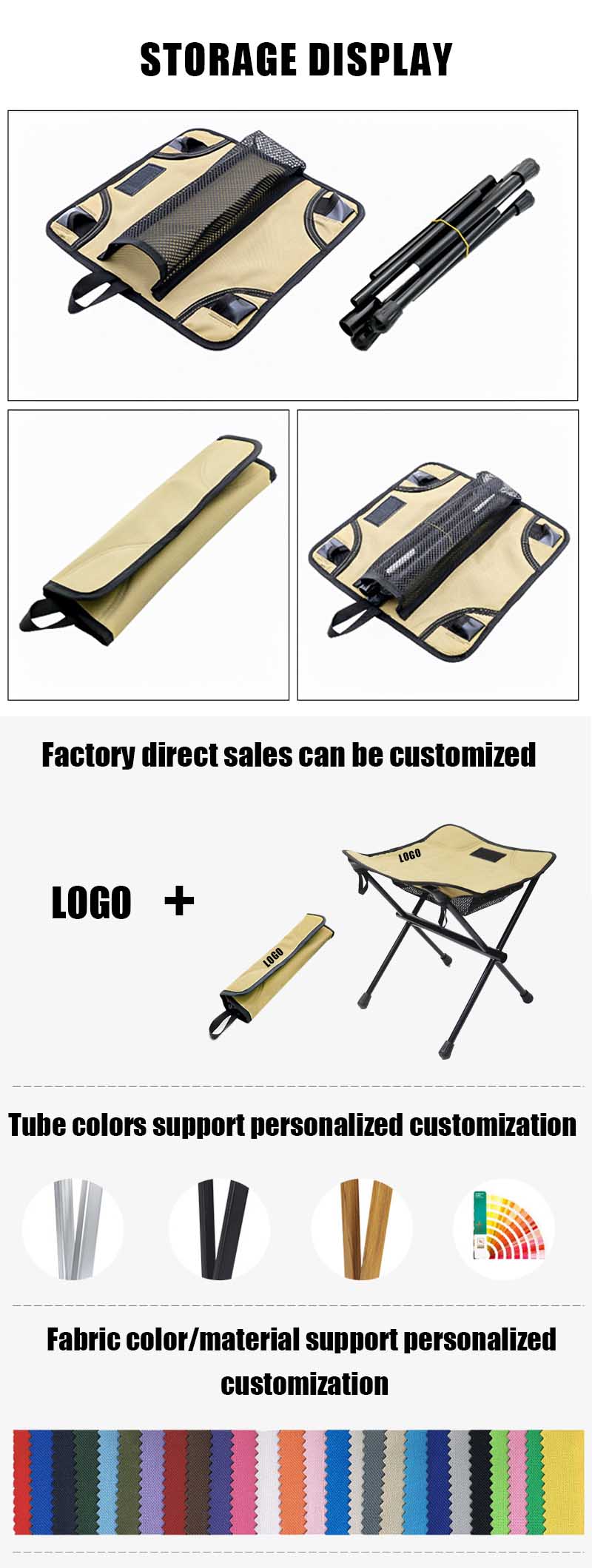 New foldable portable stool