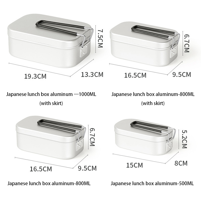 Aluminum food lunch box