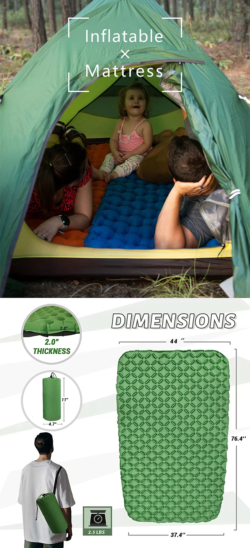 inflatable sleeping pad