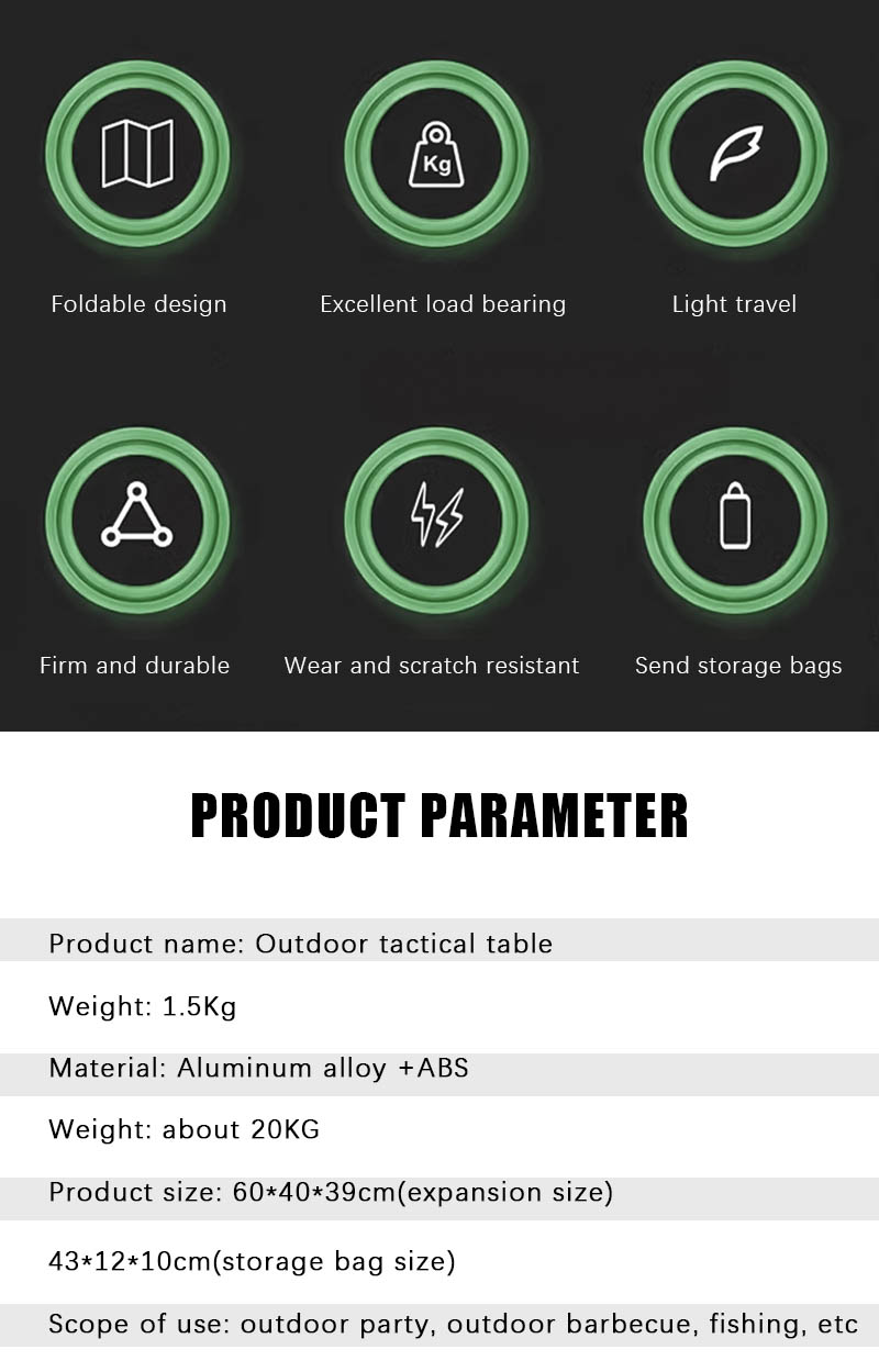 Aluminum Tactical Table Furniture