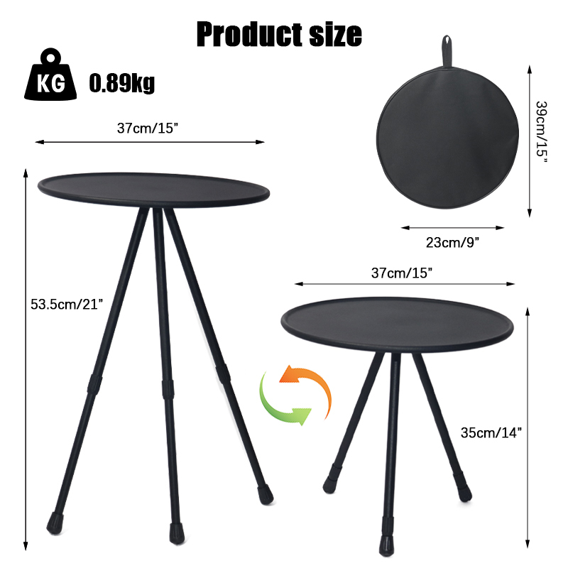  folding small round table