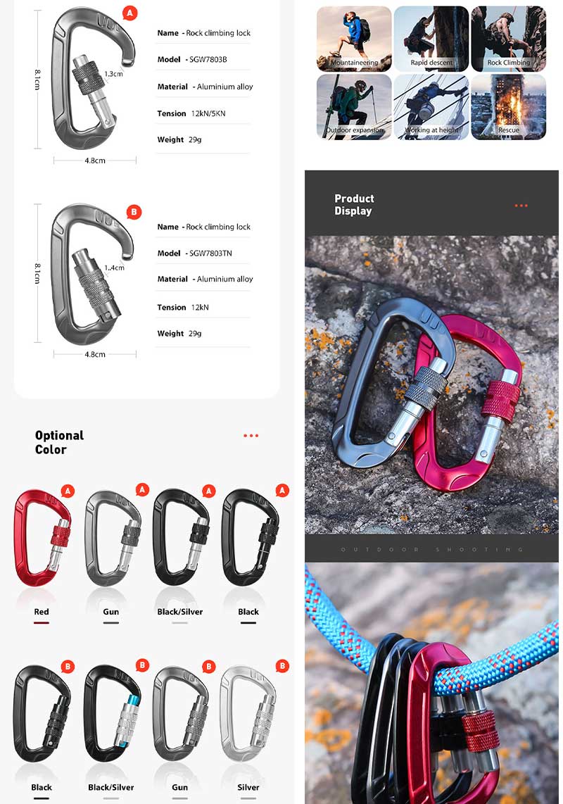 Keychain Carabiner Keychain Carabiner