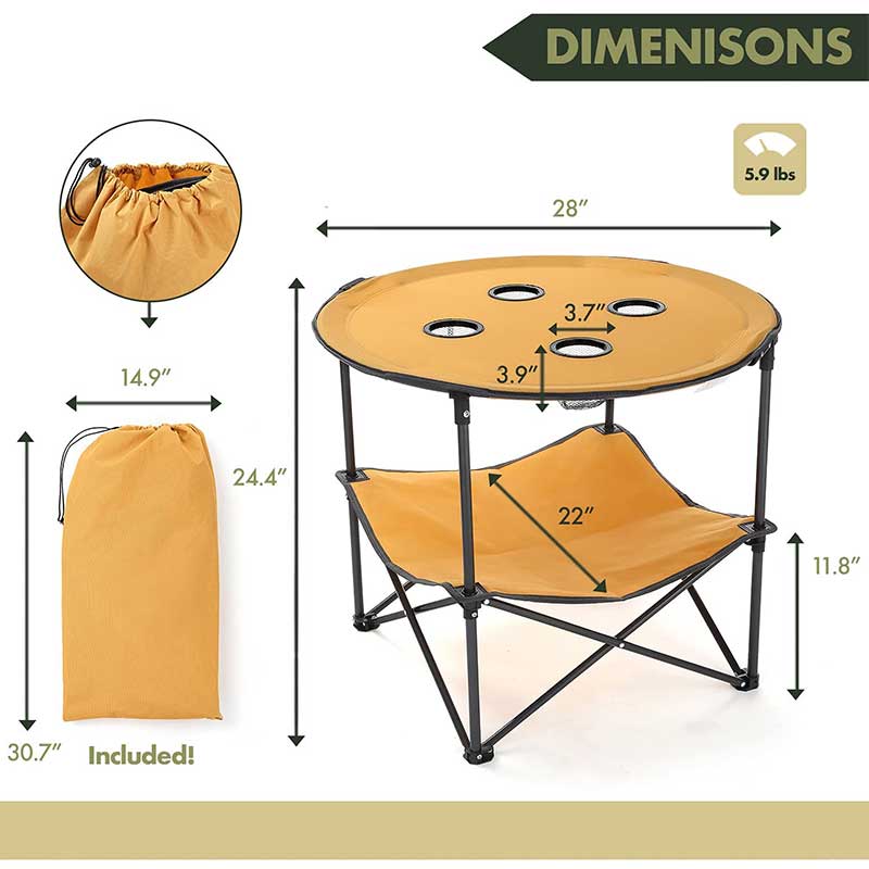 foldable picnic table