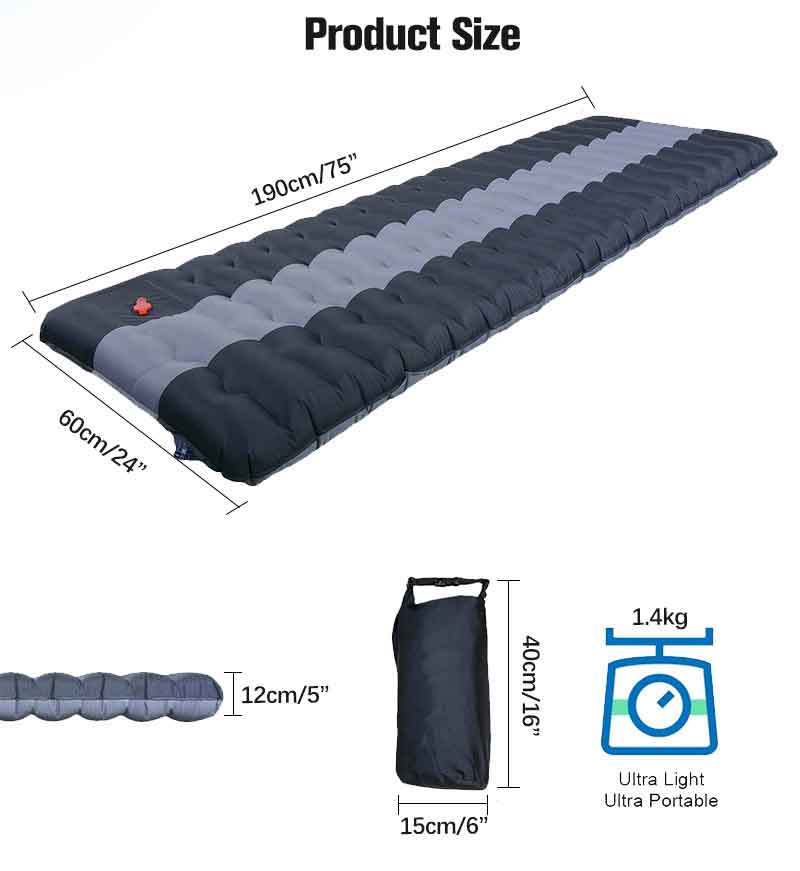 PVC sleeping pad PVC sleeping pad