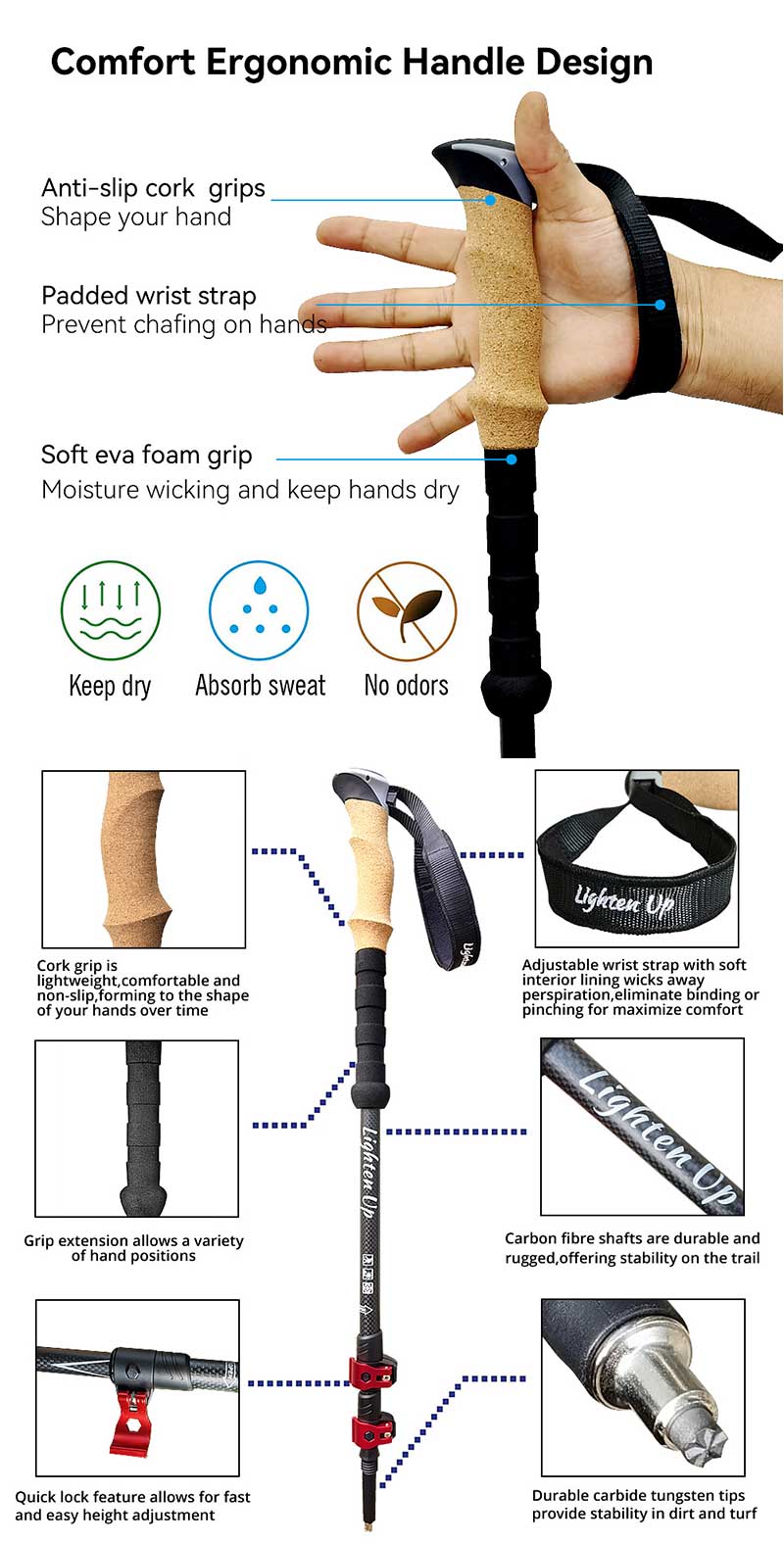 Adjustable Trekking Poles