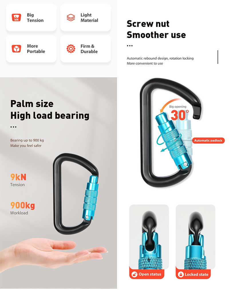 D-Ring Clip Hook D-Ring Clip Hook