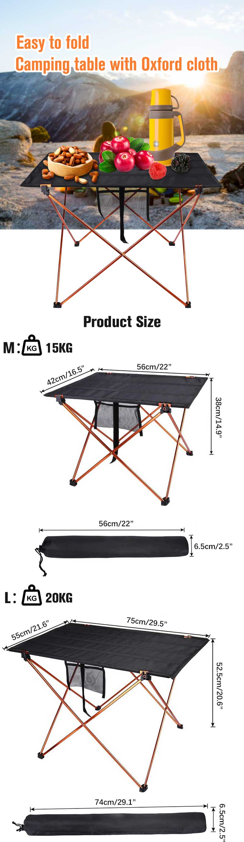 BBQ Camping Picnic Folding Table