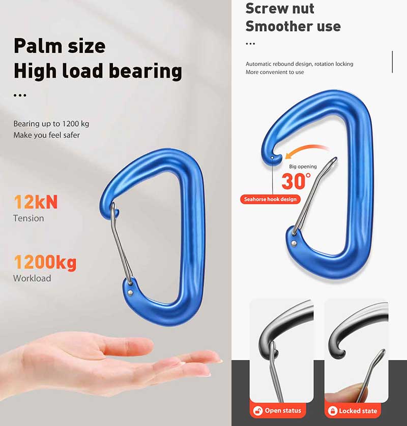 Aluminium Carabiner Aluminium Carabiner