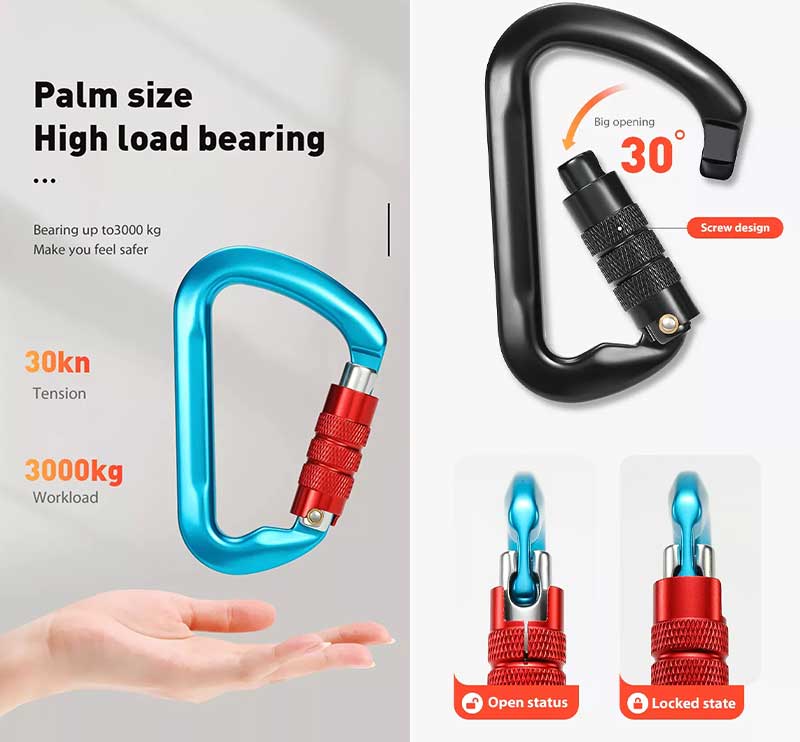 30KN Heavy Duty Carabiner 30KN Heavy Duty Carabiner