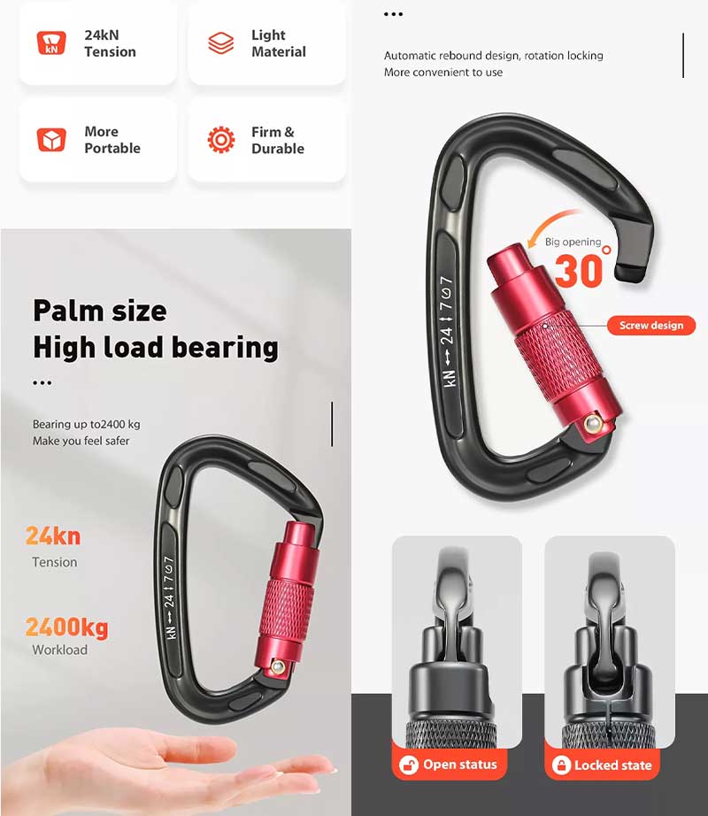 Carabiner for Climbing Carabiner for Climbing