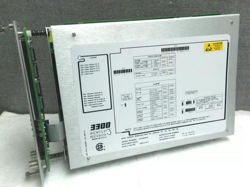 3300/20 Bently Nevada Parts System 3300 Series Dual Thrust Position Monitor 3300/20 Bently Nevada Parts System 3300 Series Dual Thrust Position Monitor