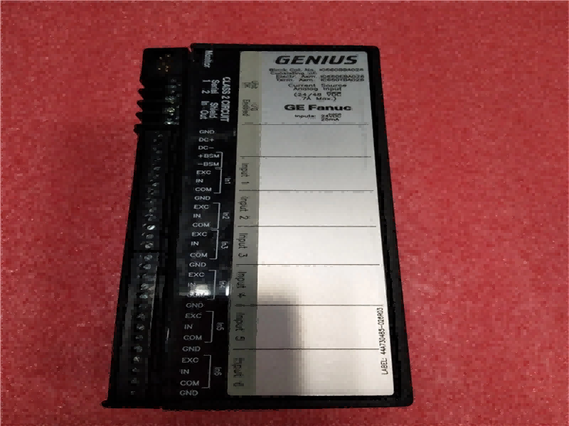 IC660BBA020 GE Fanuc Genius I/O PLC System Current Analog Block General Electric IC660BBA020 GE Fanuc Genius I/O PLC System Current Analog Block General Electric