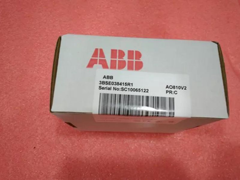 AO810V2 3BSE038415R1 ABB PLC Analog Output Module 1x8 CH S800 I/O DCS