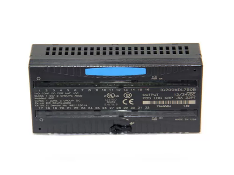 IC200MDL750 GE Fanuc PLC VersaMax Positive Logic Output Module 12/24VDC POS Logic Grouped 5A 32PT