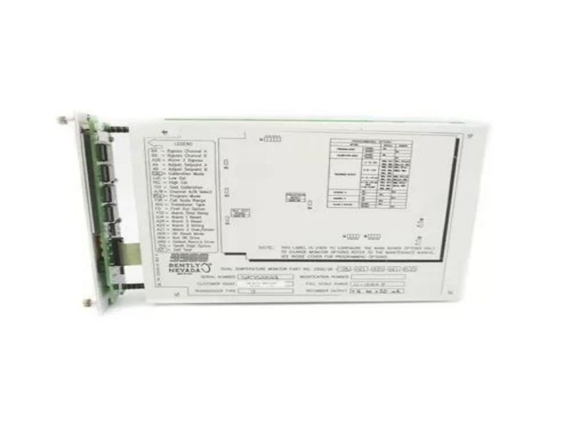 3300/36 Bently Nevada Parts System 3300 Series Dual Temperature Monitor Module