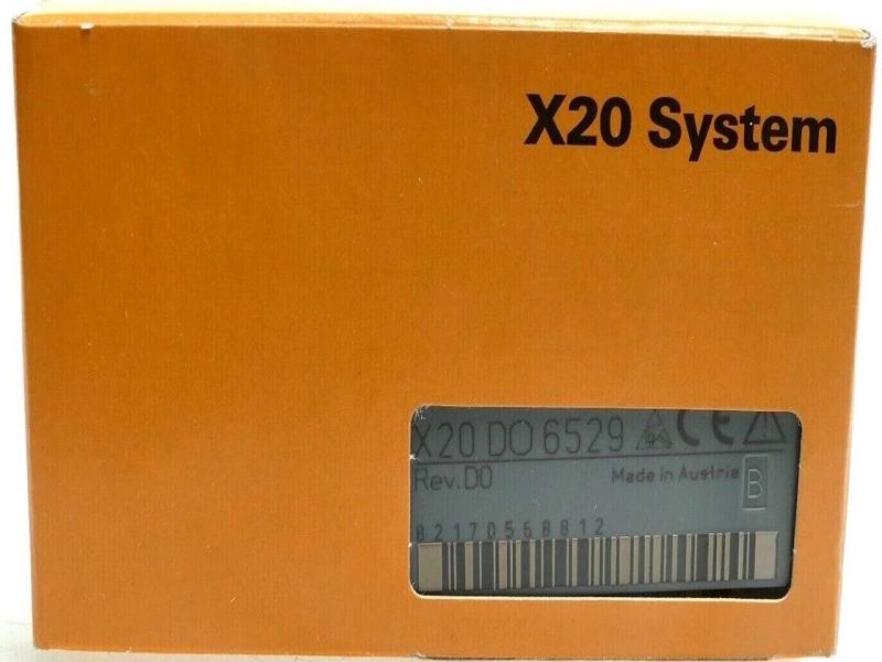 X20DO6529 B&R X20 I/O Module 6 Digital Outputs 30 VDC / 115 VAC X20DO6529 B&R X20 I/O Module 6 Digital Outputs 30 VDC / 115 VAC