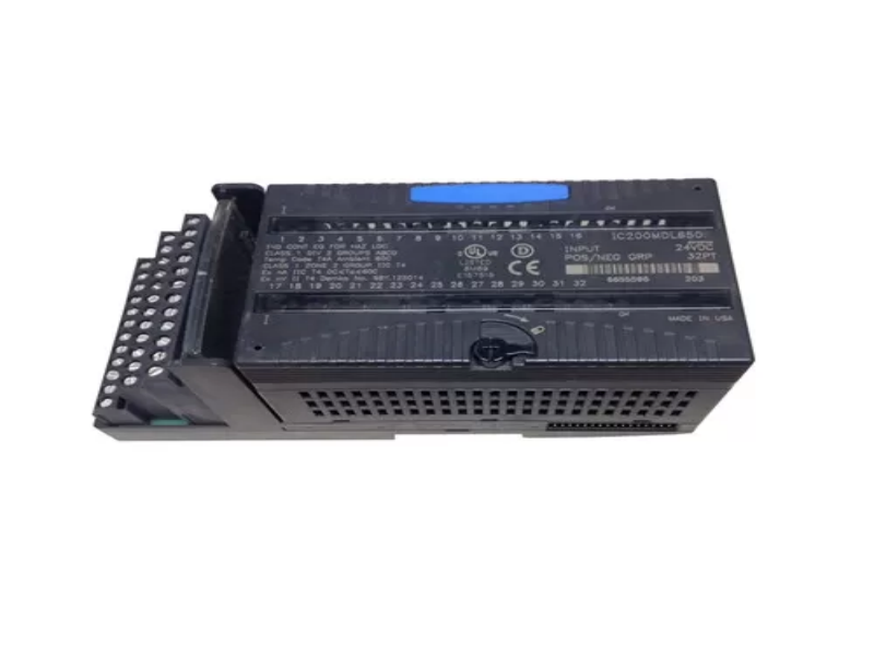 IC200MDL650 GE Fanuc PLC VersaMax Discrete Input Module 24VDC POS/NEG Logic (4 Groups Of 8) 32 Points IC200MDL650 GE Fanuc PLC VersaMax Discrete Input Module 24VDC POS/NEG Logic (4 Groups Of 8) 32 Points
