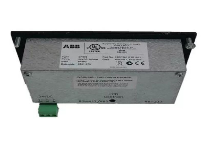 CP502 ABB PLC Industrial Backlit LCD HMI Terminal Panel I/O DCS 1SBP260171R1001 CP502 ABB PLC Industrial Backlit LCD HMI Terminal Panel I/O DCS 1SBP260171R1001