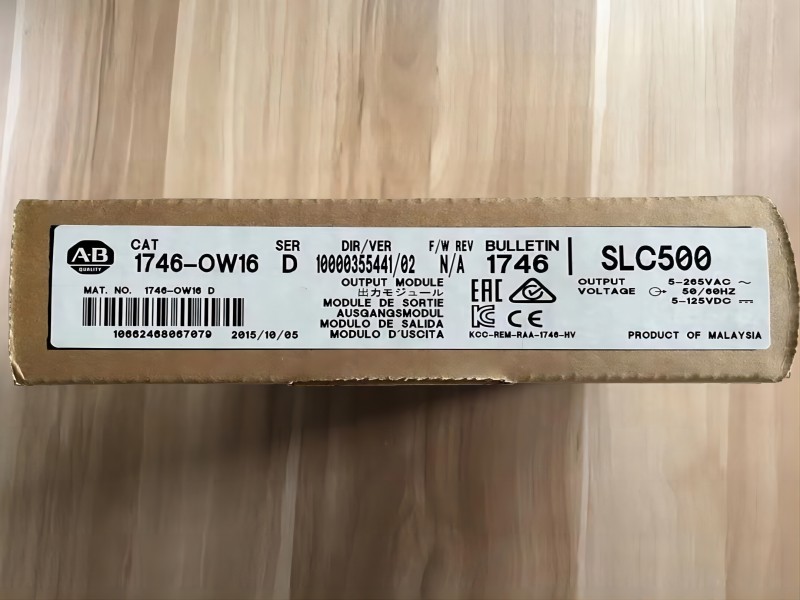 1746-OW16 Allen Bradley SLC500 16-Channel Relay Output Module 8 Outputs Per Common 1746-OW16 Allen Bradley SLC500 16-Channel Relay Output Module 8 Outputs Per Common