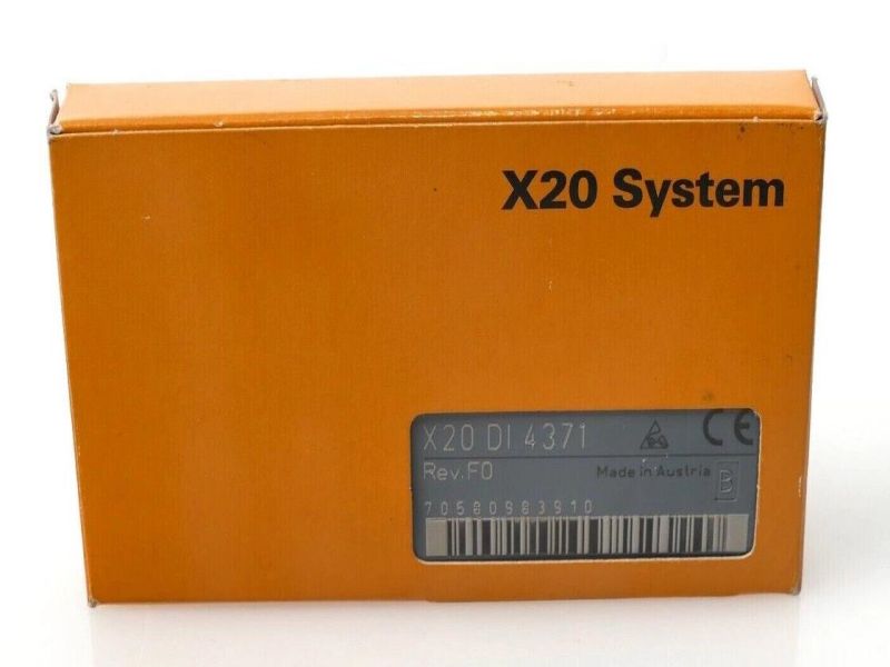 X20DI4371 B&R X20 I/O Module 4 Digital Inputs 24 VDC For 3-Wire Connections X20DI4371 B&R X20 I/O Module 4 Digital Inputs 24 VDC For 3-Wire Connections