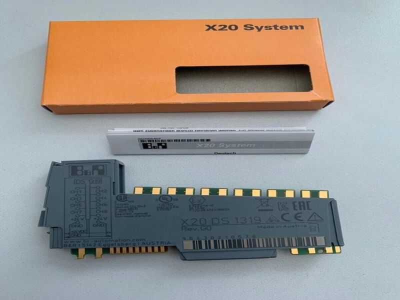 X20DS1319 B&R X20 SYSTEM I/O Module 4 Digital Input Channels X20DS1319 B&R X20 SYSTEM I/O Module 4 Digital Input Channels