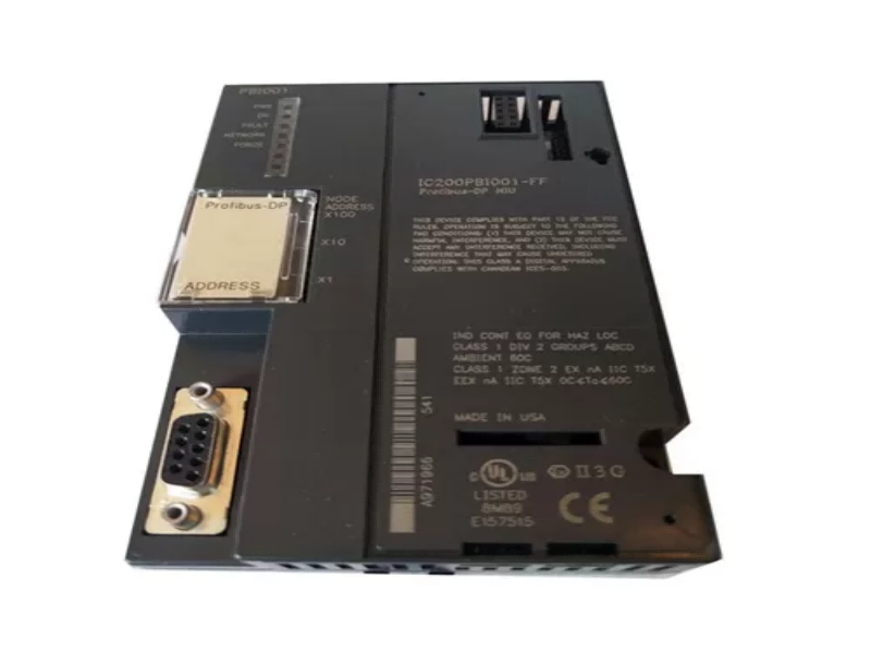 IC200PBI001 GE Fanuc PLC VersaMax Profibus-DP Network Interface Unit IC200PBI001 GE Fanuc PLC VersaMax Profibus-DP Network Interface Unit