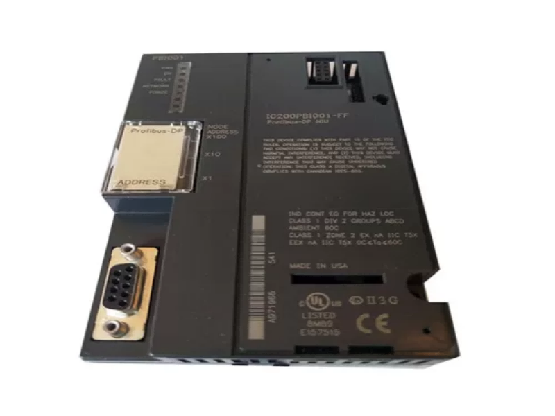 IC200PBI001 GE Fanuc PLC VersaMax Profibus-DP Network Interface Unit