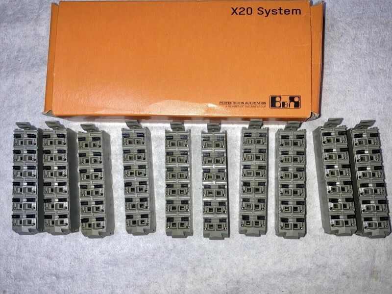 X20TB12 B&R X20 24 VDC Modules Wired with X20TB06 And X20TB12 Terminal Blocks