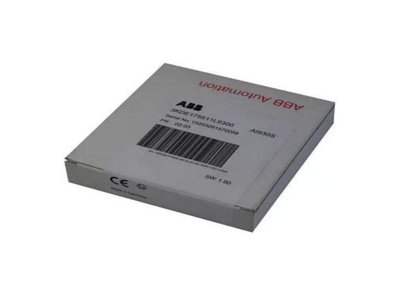 AI930S 3KDE175511L9300 ABB PLC Analog Input HART AI4H-Ex S800 I/O AI930S 3KDE175511L9300 ABB PLC Analog Input HART AI4H-Ex S800 I/O