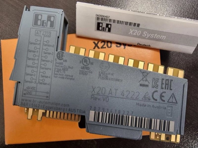 X20AT4222 B&R X20 SYSTEM PLC I/O Module 4 Inputs For Resistance Temperature Measurement X20AT4222 B&R X20 SYSTEM PLC I/O Module 4 Inputs For Resistance Temperature Measurement