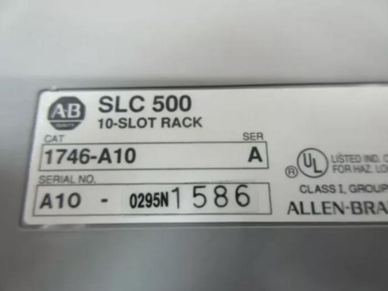 Allen Bradley 1746-A10 Mounting Chassis 10 Slot Modular Allen Bradley 1746-A10 Mounting Chassis 10 Slot Modular