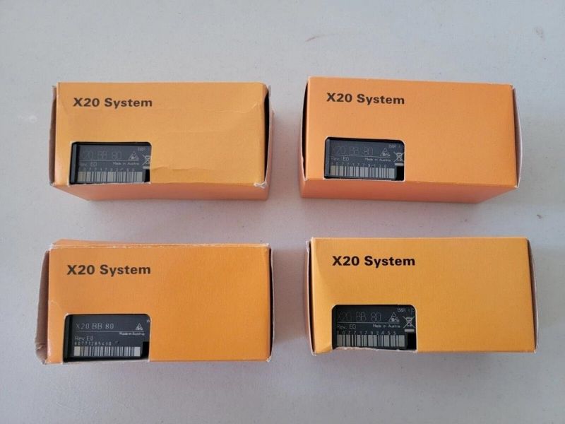 X20BB80 B&R X20 SYSTEM Bus Base Controller Power Supply Module