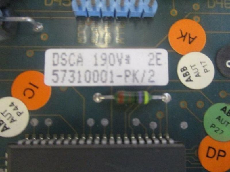 DSCA190V ABB Communication Processor Module PLC Spare Parts 57310001-PK