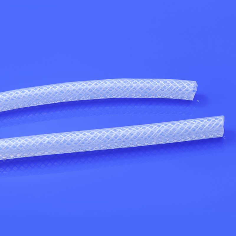 Braided Platinum-Cured Silicone Tubing